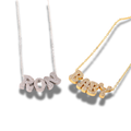 Make It Shine Bubble Name Necklace