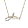 The Sparkle Script Name Necklace
