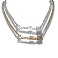 Sweet Kitty Bling Name Necklace