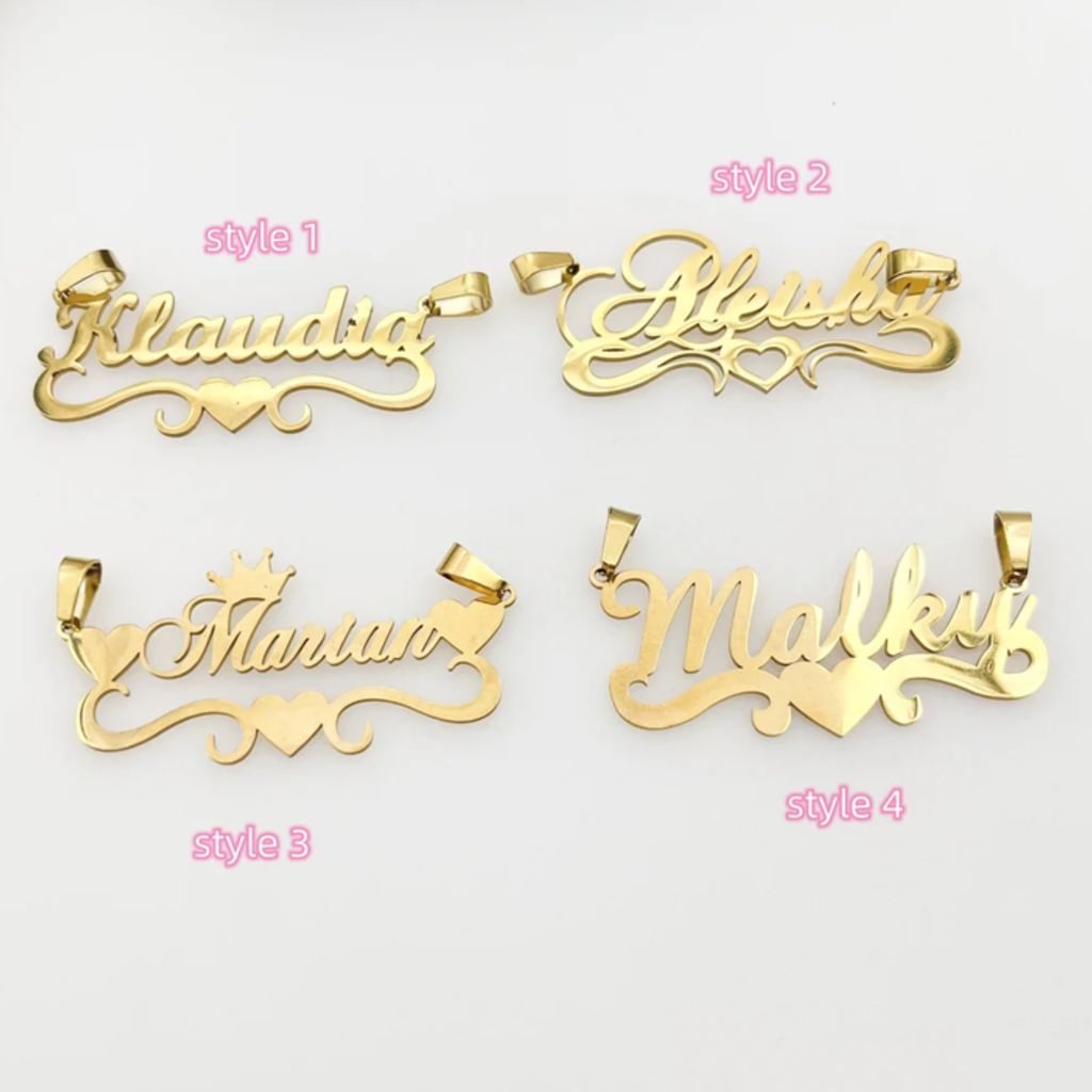 Lover Girl Name Necklace