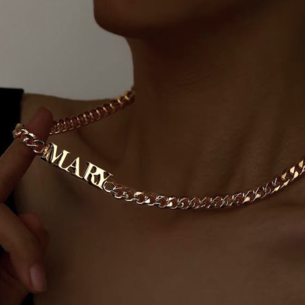 It-Girl Cuban Chain Name Necklace